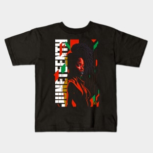 06/19/2023 juneteeth - emancipation of enslaved African Americans Kids T-Shirt